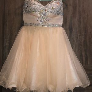 Beautiful light pink Diamond dress